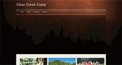 Desktop Screenshot of clearcreekcamp.org